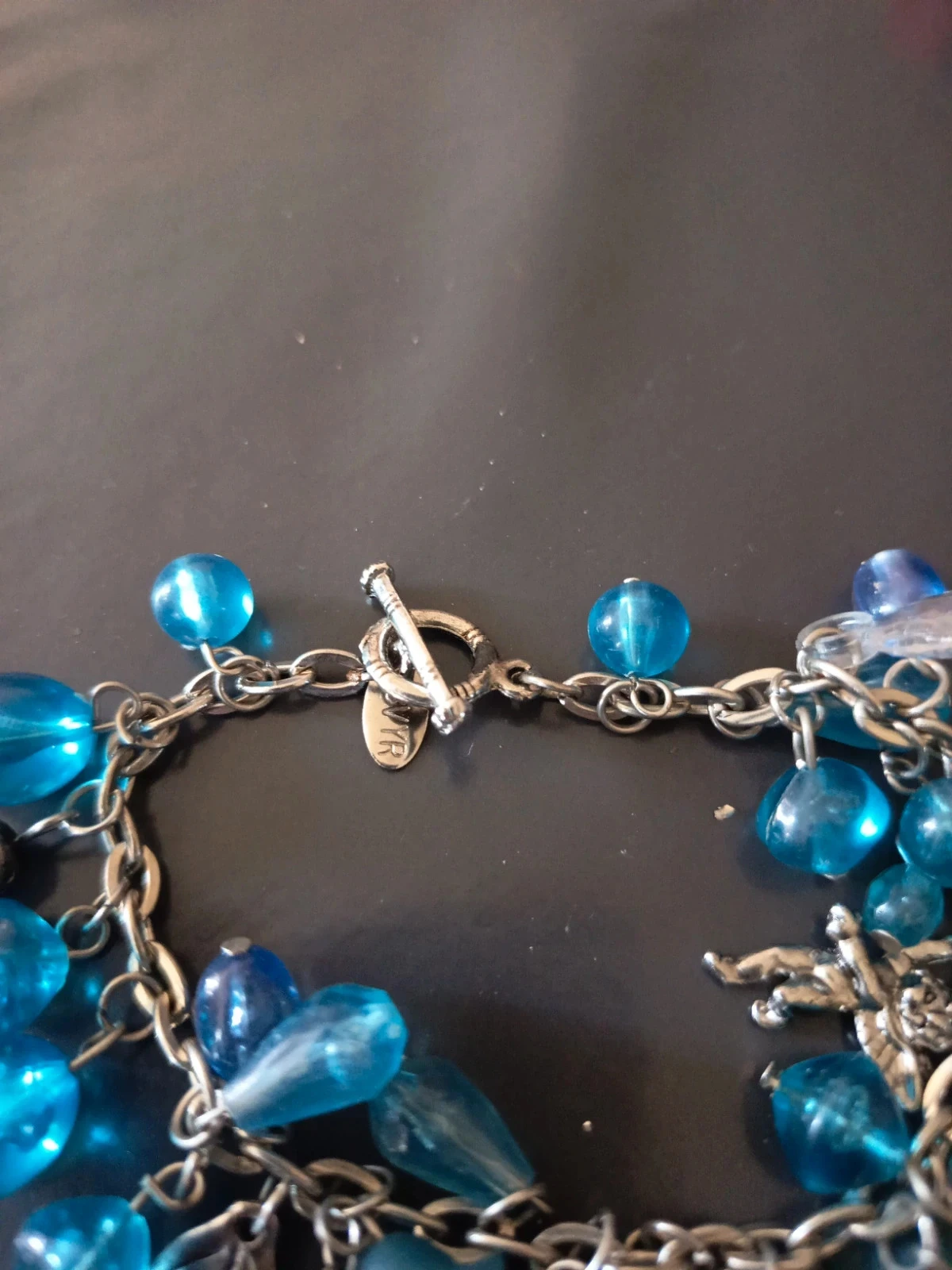 Pulseira azul com pingente – photo 2